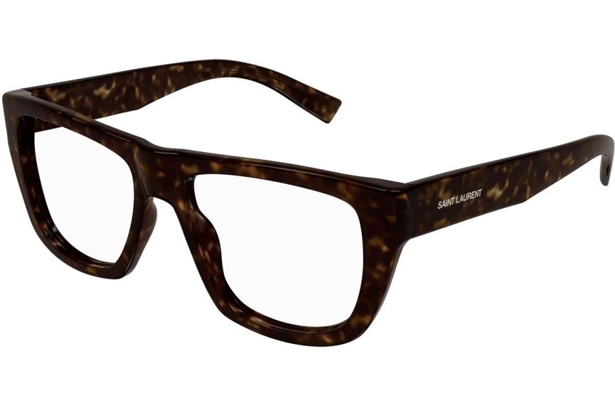 Glasögon Saint Laurent SL714 002 Fyrkantig Havana