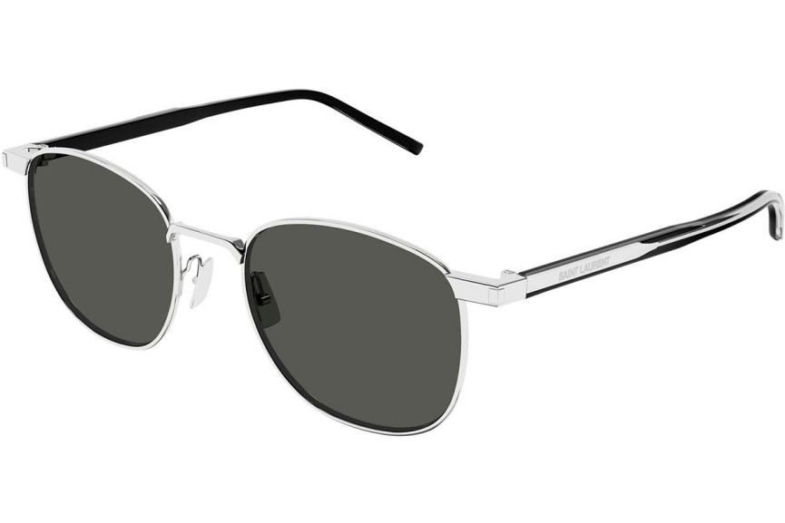 Solglasögon Saint Laurent SL747 007 Fyrkantig Silver