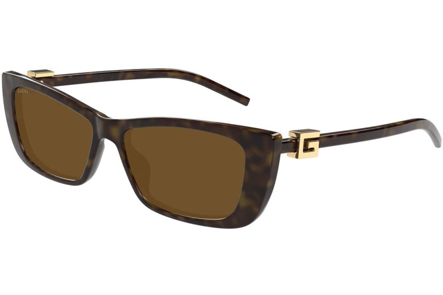 Solglasögon Gucci GG1681S 004 Cat Eye Havana