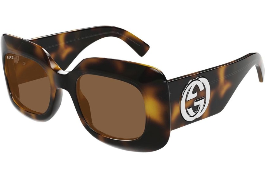 Solglasögon Gucci GG1695S 002 Fyrkantig Havana