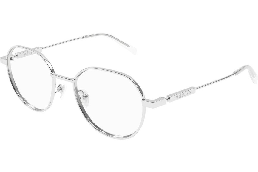 Glasögon Alexander McQueen AM0479O 001 Runda Silver