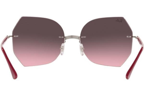 Solglasögon Ray-Ban Titanium Collection RB8065 003/H9 Cat Eye Silver