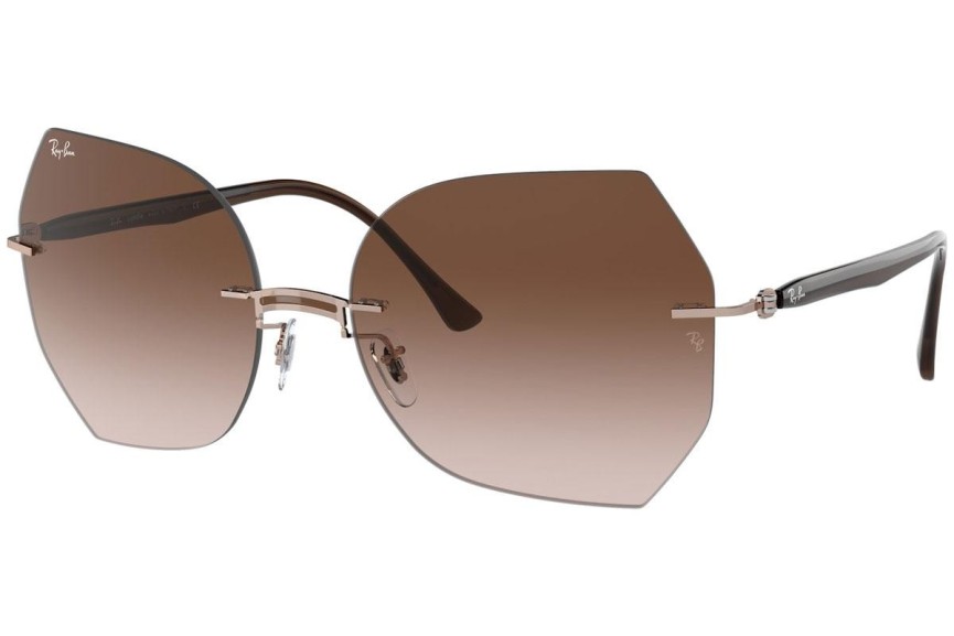 Solglasögon Ray-Ban Titanium Collection RB8065 155/13 Cat Eye Guld