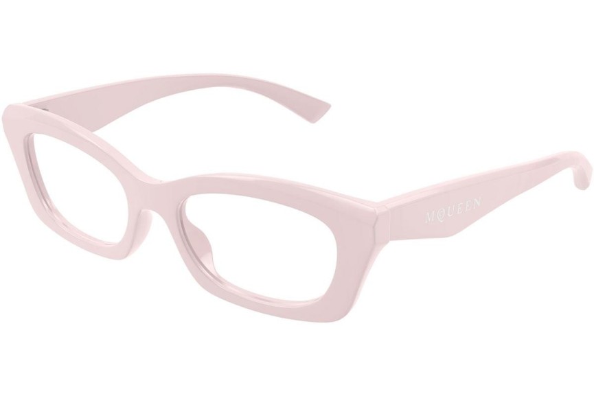 Glasögon Alexander McQueen AM0474O 005 Rektangulära Rosa