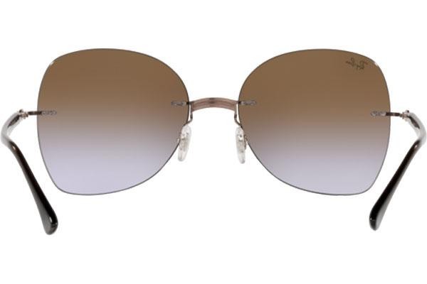 Solglasögon Ray-Ban Titanium Collection RB8066 155/68 Fyrkantig Brun