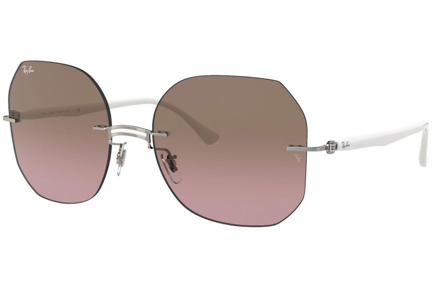 Solglasögon Ray-Ban Titanium Collection RB8067 159/14 Fyrkantig Silver