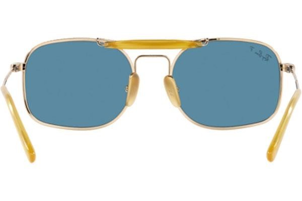 Solglasögon Ray-Ban Chromance Collection RB8062 9205S2 Polarized Fyrkantig Guld