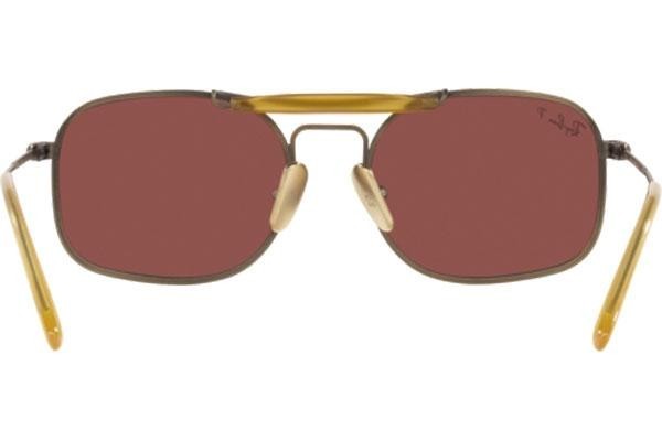 Solglasögon Ray-Ban Chromance Collection RB8062 9207AL Polarized Fyrkantig Brun