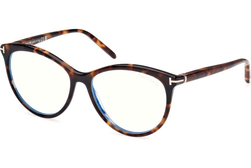 Glasögon Tom Ford FT5990-B 052 Runda Havana