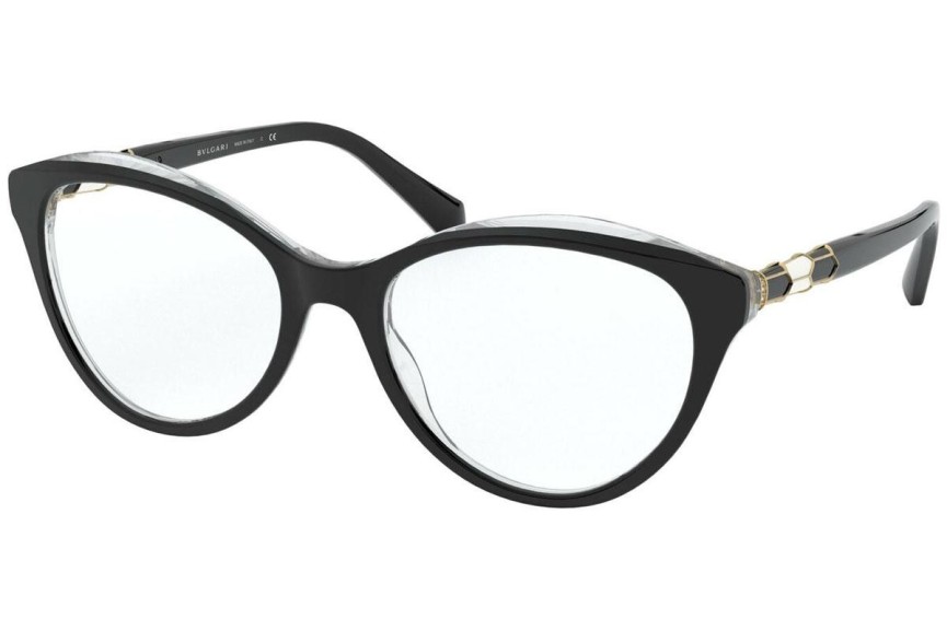 Glasögon Bvlgari BV4187B 5381 Cat Eye Svart