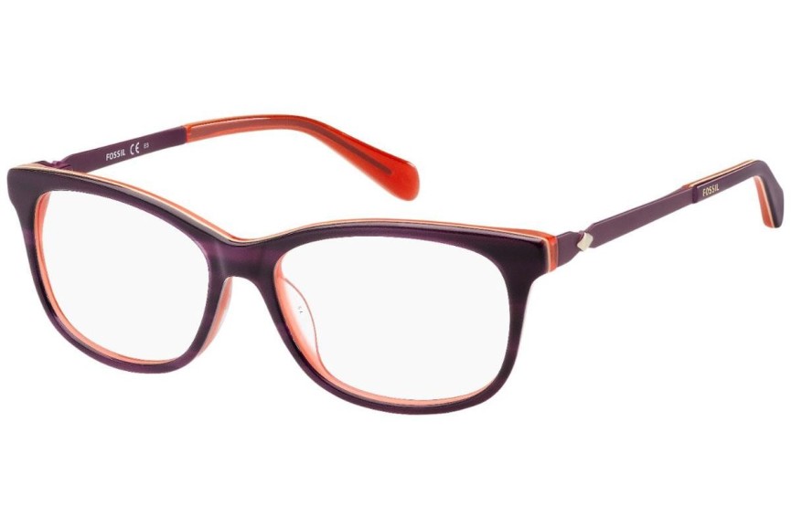 Glasögon Fossil FOS7025 7FF Cat Eye Lila