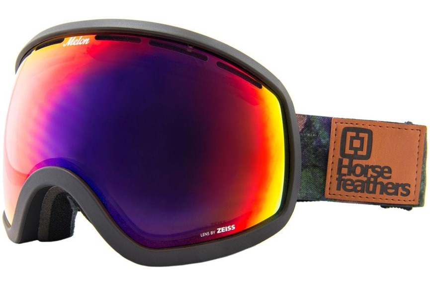 Ski Goggles Horsefeathers Chief AA1093A Enkel Lins | Shield Svart