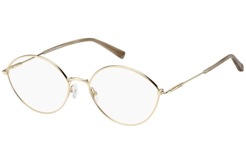 Glasögon Max Mara MM1395 3YG Oval Guld