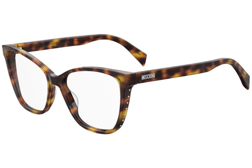 Glasögon Moschino MOS550 086 Cat Eye Havana