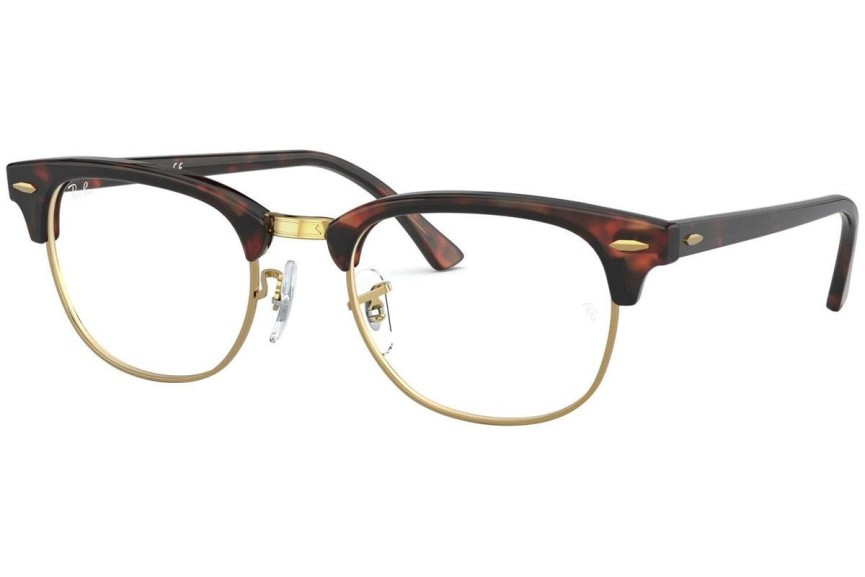 Glasögon Ray-Ban Clubmaster RX5154 8058 Browline Havana