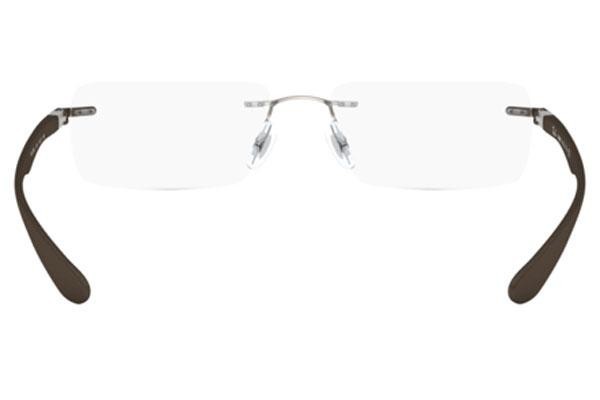 Glasögon Ray-Ban RX8724 1131 Rektangulära Silver