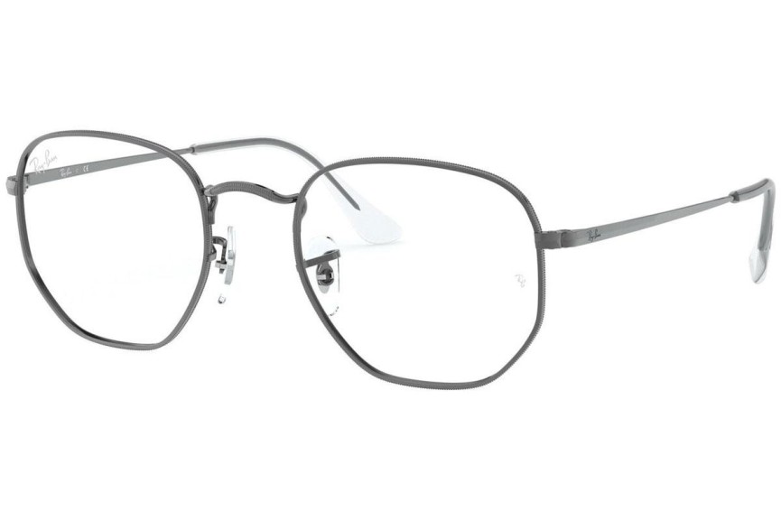 Glasögon Ray-Ban Hexagonal RX6448 2502 Fyrkantig Silver