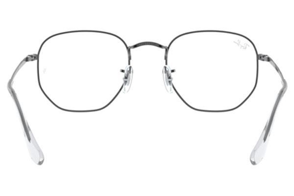 Glasögon Ray-Ban Hexagonal RX6448 2502 Fyrkantig Silver