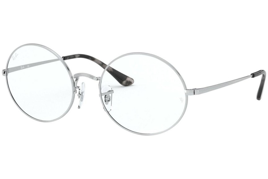 Glasögon Ray-Ban Oval RX1970V 2501 Runda Silver