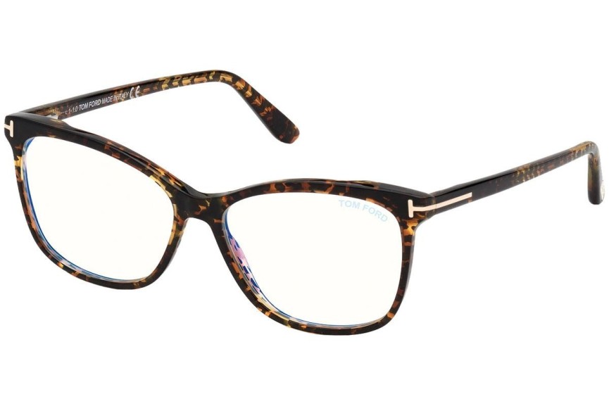 Glasögon Tom Ford FT5690-B 056 Cat Eye Havana