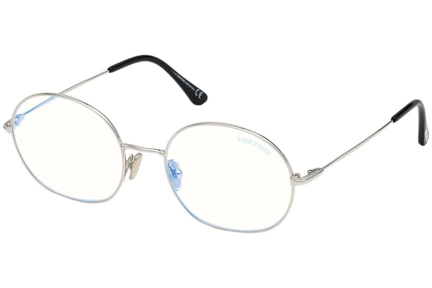 Glasögon Tom Ford FT5701-B 016 Runda Silver