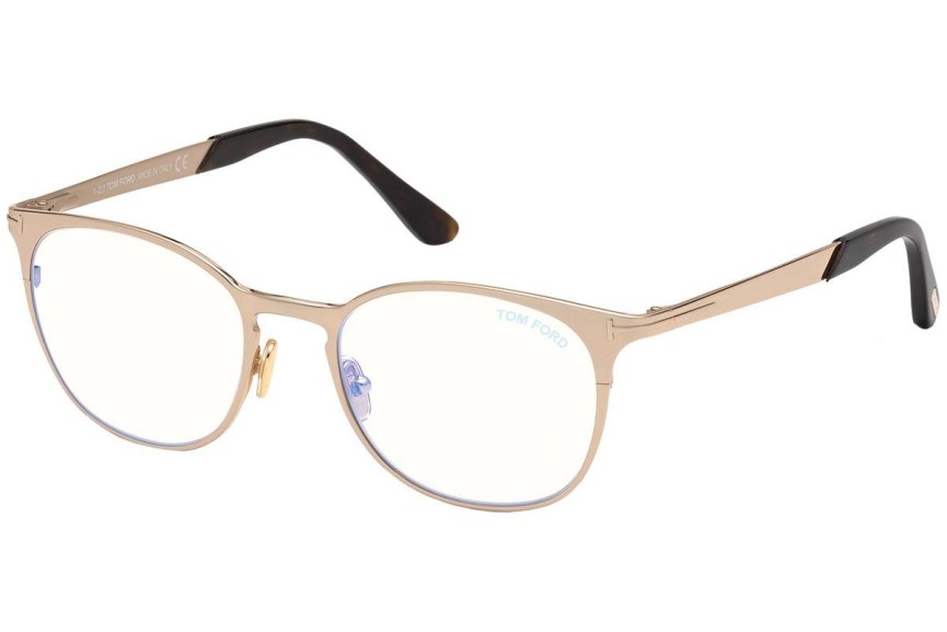 Glasögon Tom Ford FT5732-B 028 Runda Guld