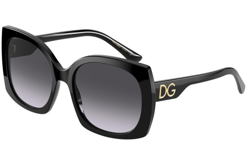 Solglasögon Dolce & Gabbana Icons Collection DG4385 501/8G Fyrkantig Svart