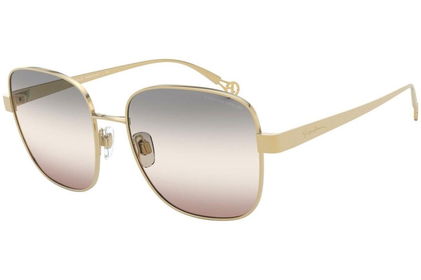 Solglasögon Giorgio Armani AR6106 3013K8 Fyrkantig Guld