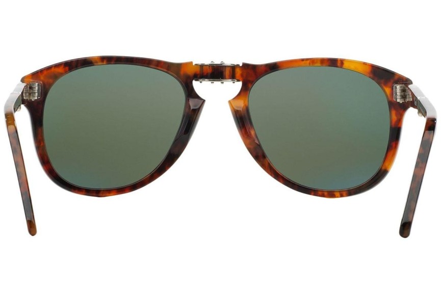 Solglasögon Persol Folding 714 Series PO0714 108/58 Polarized Pilot Havana