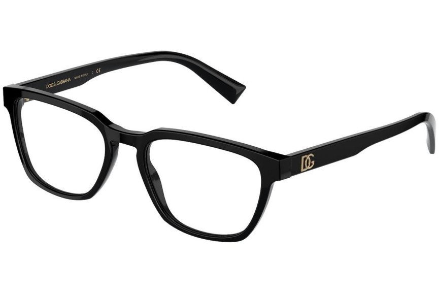 Glasögon Dolce & Gabbana DG3333 501 Fyrkantig Svart