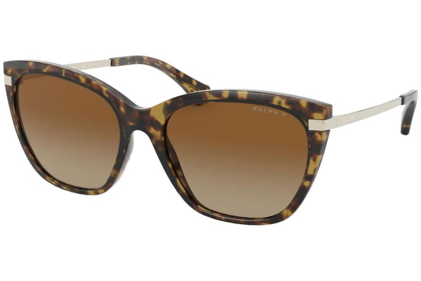 Solglasögon Ralph by Ralph Lauren RA5267 5836T5 Polarized Cat Eye Havana