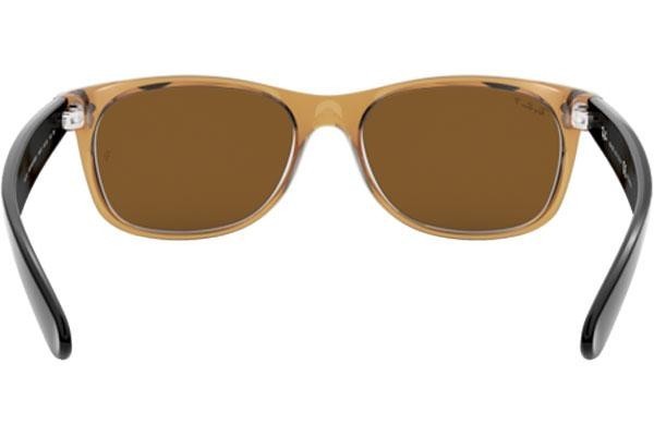 Solglasögon Ray-Ban New Wayfarer RB2132 945/57 Polarized Fyrkantig Brun