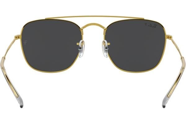 Solglasögon Ray-Ban RB3557 919648 Polarized Fyrkantig Guld