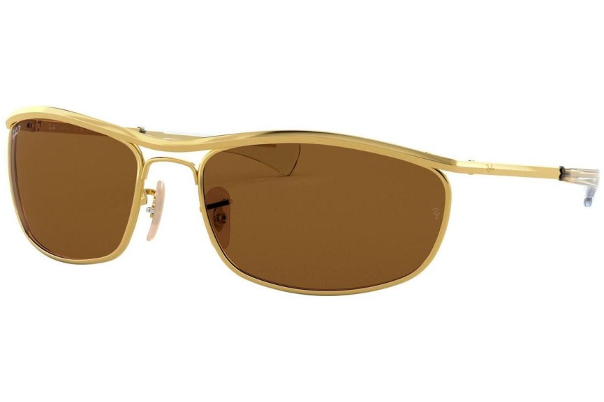 Solglasögon Ray-Ban Olympian I Deluxe RB3119M 001/57 Polarized Rektangulära Guld