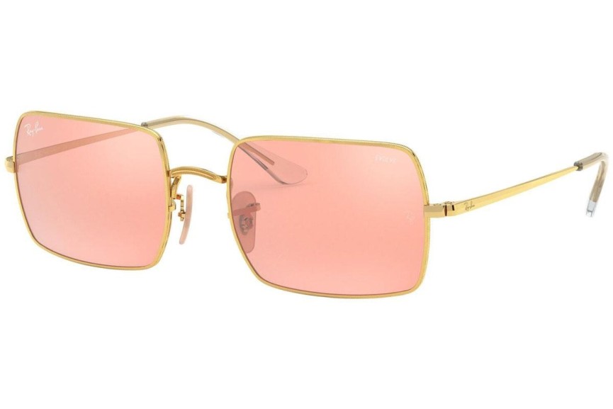 Solglasögon Ray-Ban Rectangle RB1969 001/3E Fyrkantig Guld