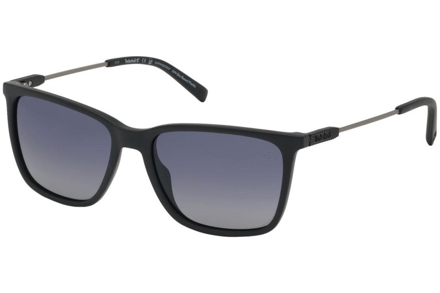 Solglasögon Timberland TB9209 02D Polarized Fyrkantig Svart