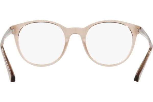 Glasögon Emporio Armani EA3154 5850 Runda Beige