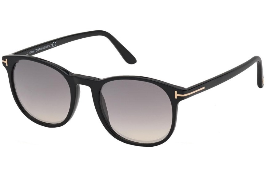 Solglasögon Tom Ford FT0858 01C Runda Svart