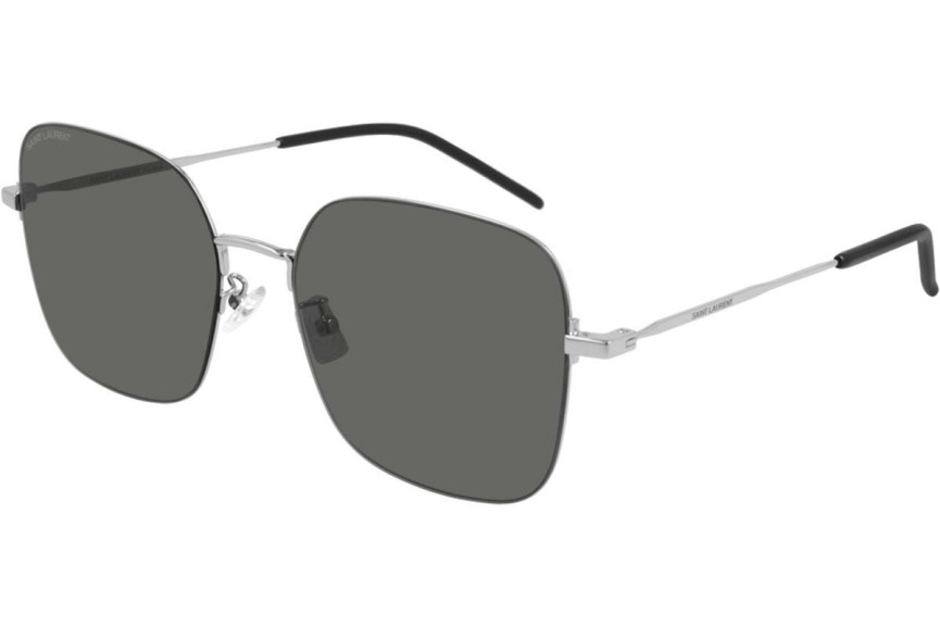 Solglasögon Saint Laurent SL410WIRE 004 Oversize Silver