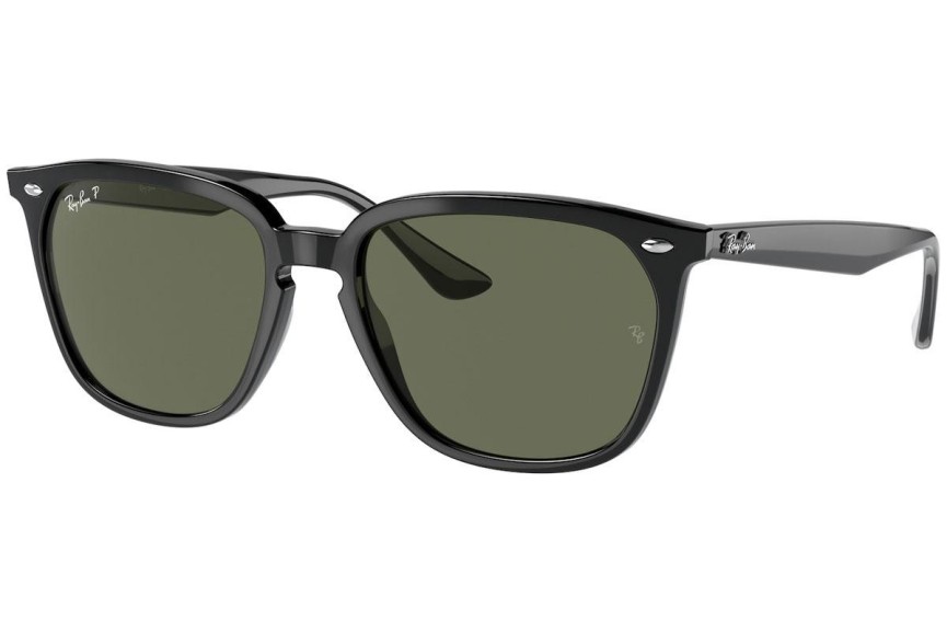 Solglasögon Ray-Ban RB4362 601/9A Polarized Fyrkantig Svart