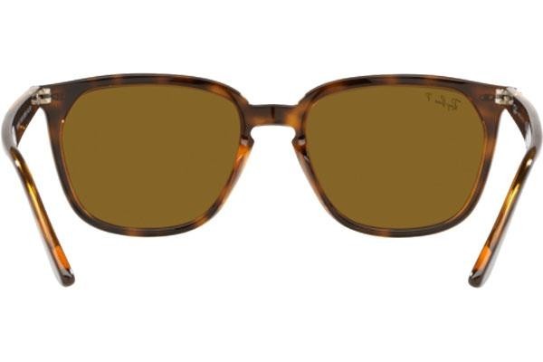 Solglasögon Ray-Ban RB4362 710/83 Polarized Fyrkantig Havana