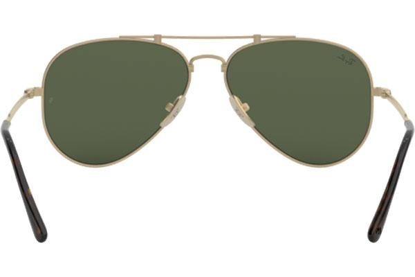 Solglasögon Ray-Ban Titanium Titanium Collection RB8125 913658 Pilot Guld