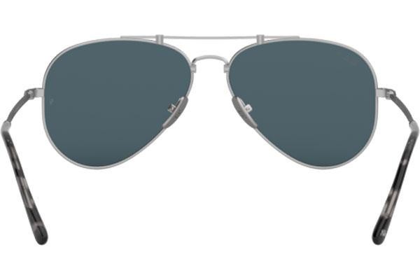 Solglasögon Ray-Ban Titanium Titanium Collection RB8125M 9165 Pilot Silver