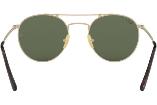 Solglasögon Ray-Ban Titanium Titanium Collection RB8147 913658 Runda Guld