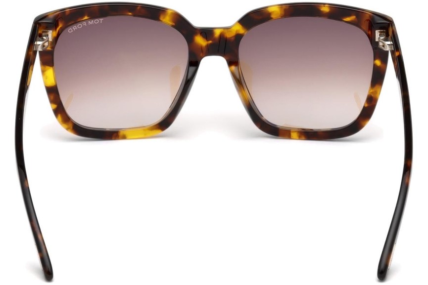 Solglasögon Tom Ford Amarra FT0502 52F Fyrkantig Havana