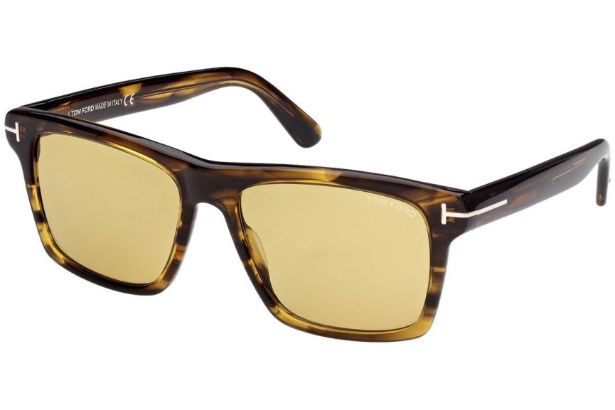 Solglasögon Tom Ford FT0906 55E Fyrkantig Havana