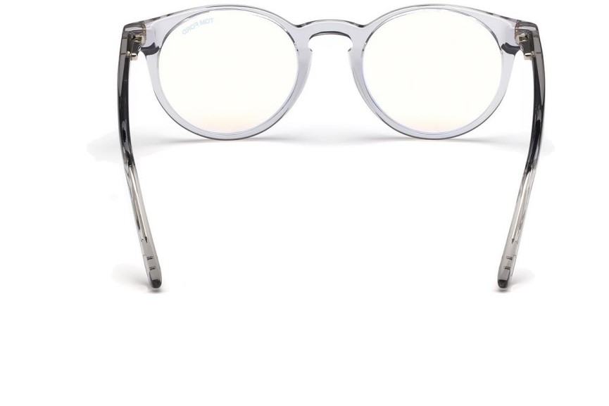 Glasögon Tom Ford FT5557-B 020 Runda Kristall