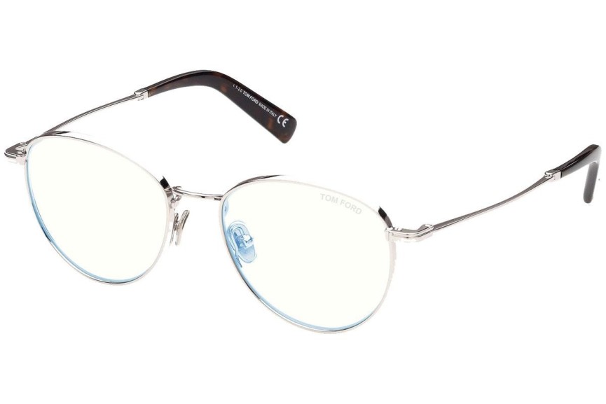 Glasögon Tom Ford FT5749-B 016 Runda Silver