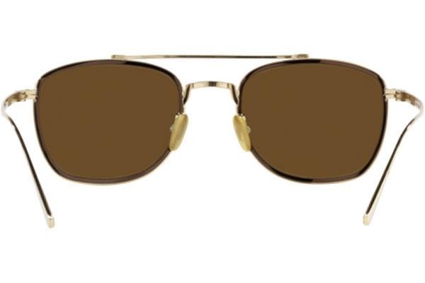 Solglasögon Persol PO5005ST 800957 Polarized Fyrkantig Guld