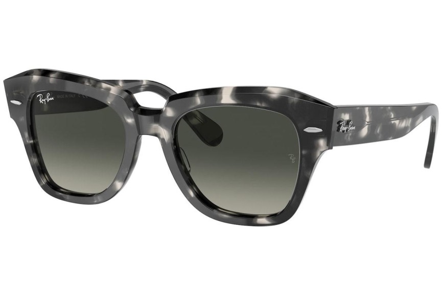 Solglasögon Ray-Ban State Street RB2186 133371 Fyrkantig Grå